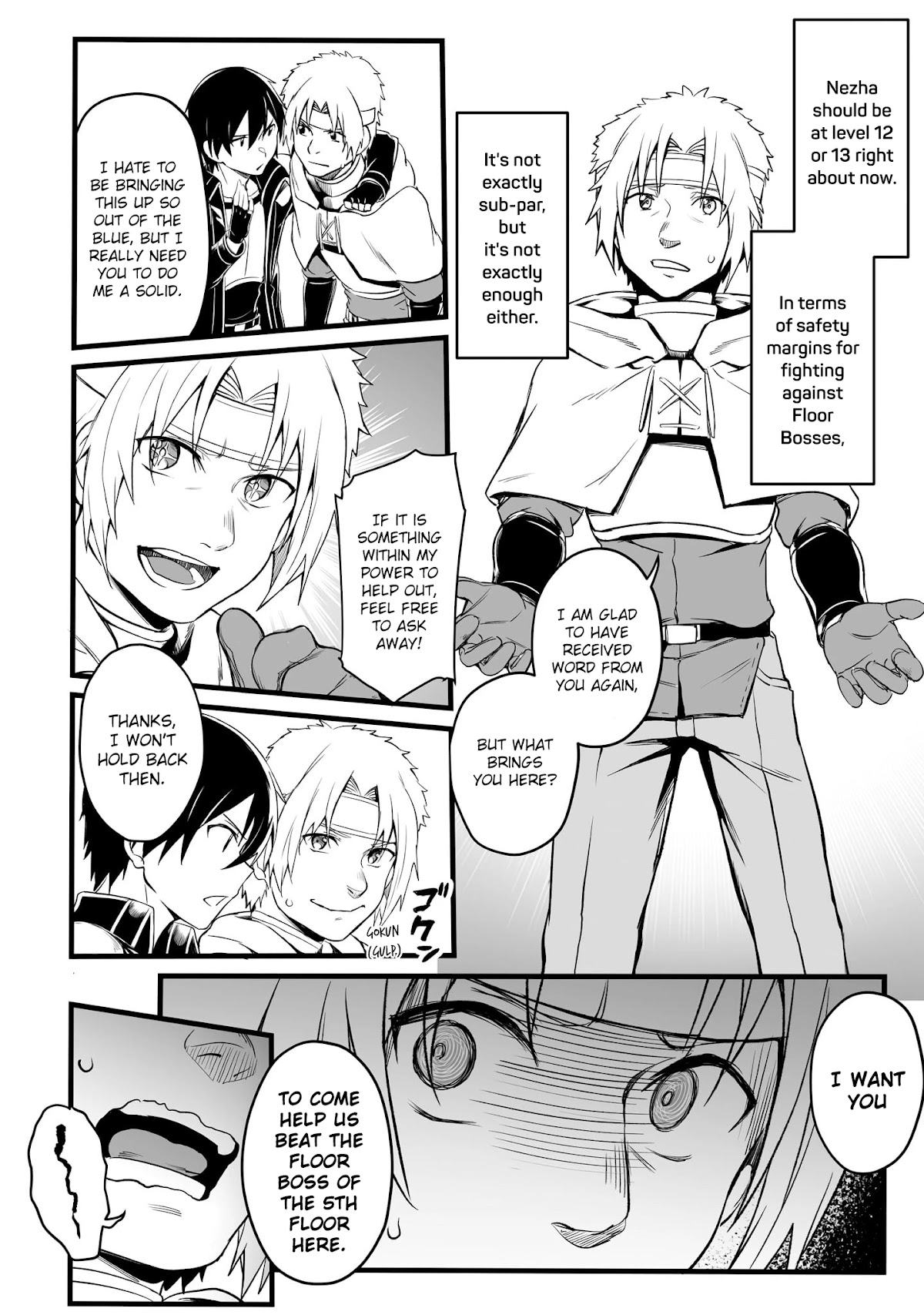 Sword Art Online: Progressive - Kuraki Yuuyami no Scherzo Chapter 10 page 14 - Chapter 10: 010