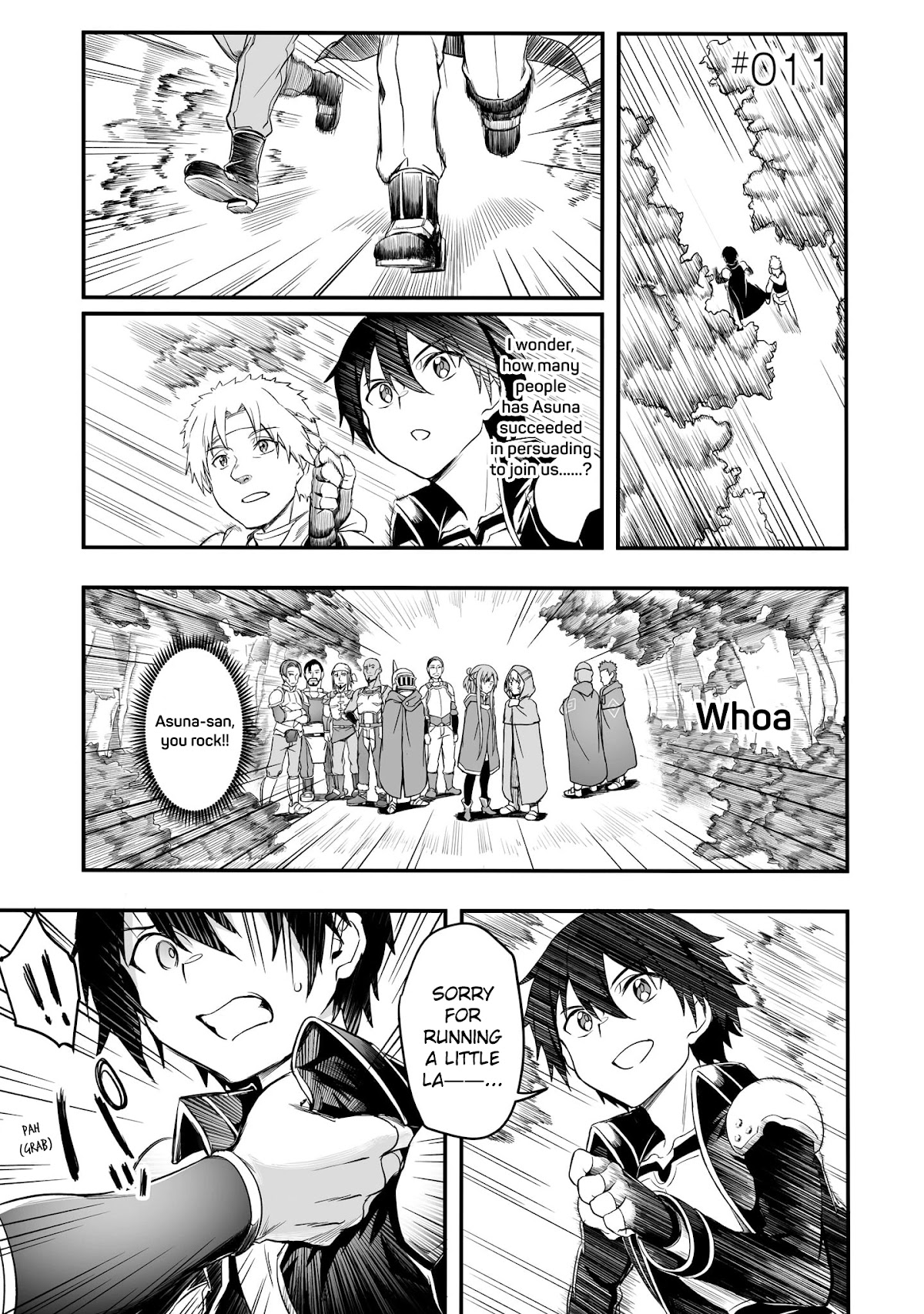 Sword Art Online: Progressive - Kuraki Yuuyami no Scherzo Chapter 11 page 1 - Chapter 11: 011