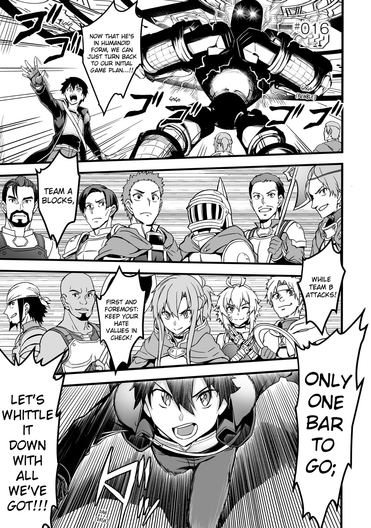 Sword Art Online: Progressive - Kuraki Yuuyami no Scherzo Chapter 16 page 1 - Chapter 16: 016