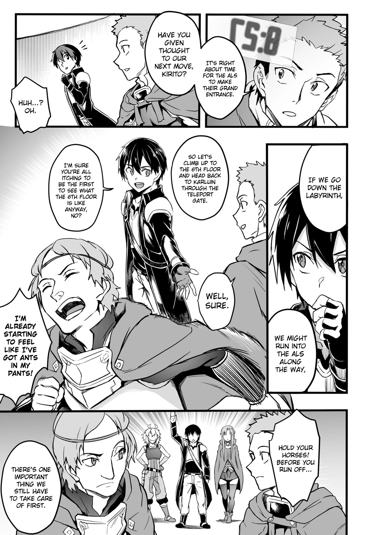 Sword Art Online: Progressive - Kuraki Yuuyami no Scherzo Chapter 17 page 9 - Chapter 17