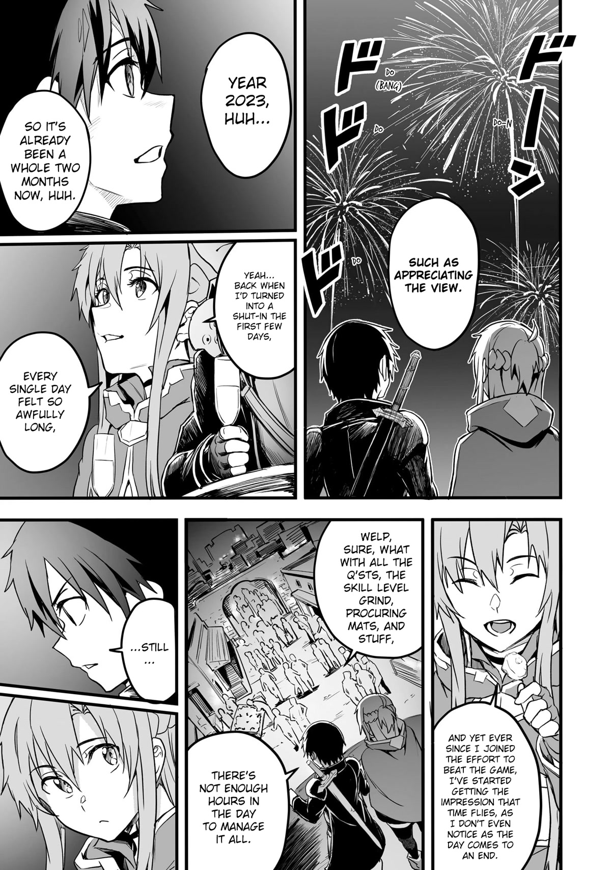 Sword Art Online: Progressive - Kuraki Yuuyami no Scherzo Chapter 19 page 4 - Chapter 19: Final Chapter [END]