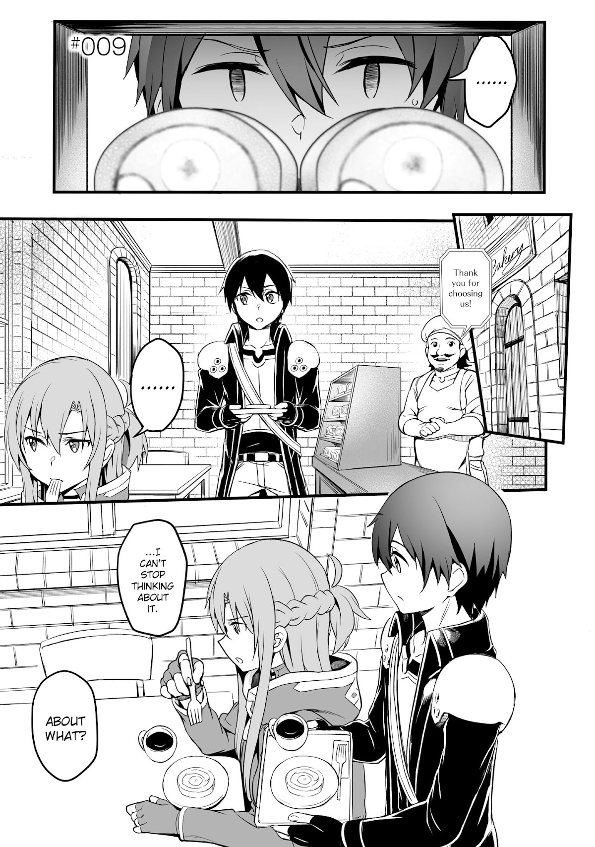 Sword Art Online: Progressive - Kuraki Yuuyami no Scherzo Chapter 9 page 1 - Chapter 9: 009