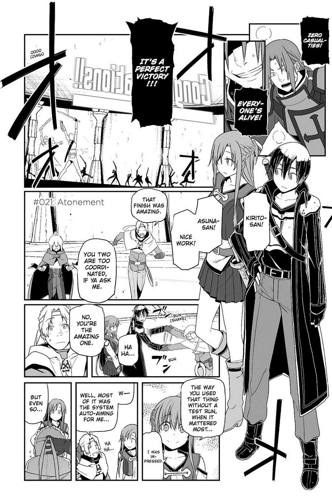 Sword Art Online - Progressive Chapter 21 page 1 - Chapter 21