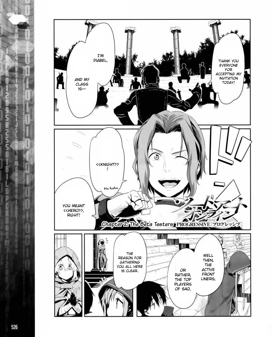 Sword Art Online - Progressive Chapter 3 page 3 - Chapter 3: Beta Testers