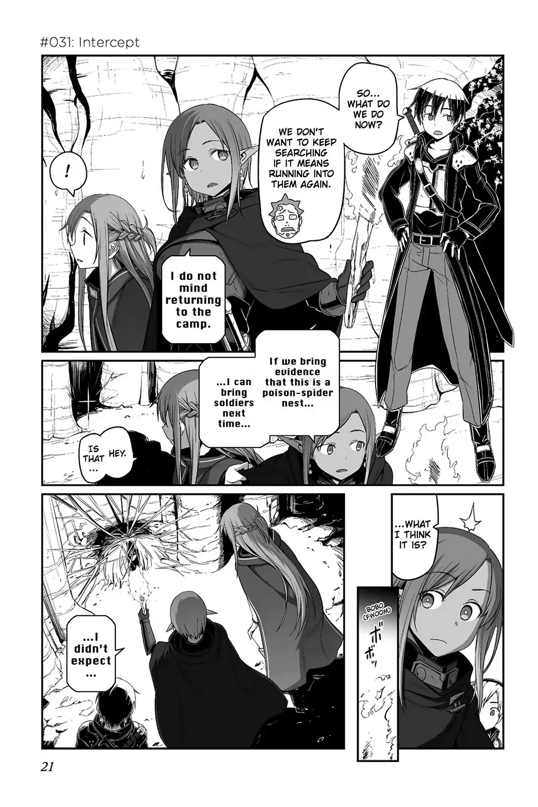Sword Art Online - Progressive Chapter 31 page 1 - Chapter 31: Vol.6 #031: Intercept