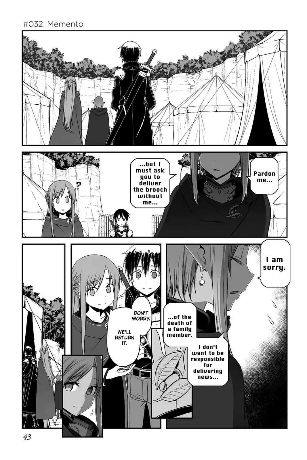 Sword Art Online - Progressive Chapter 32 page 1 - Chapter 32