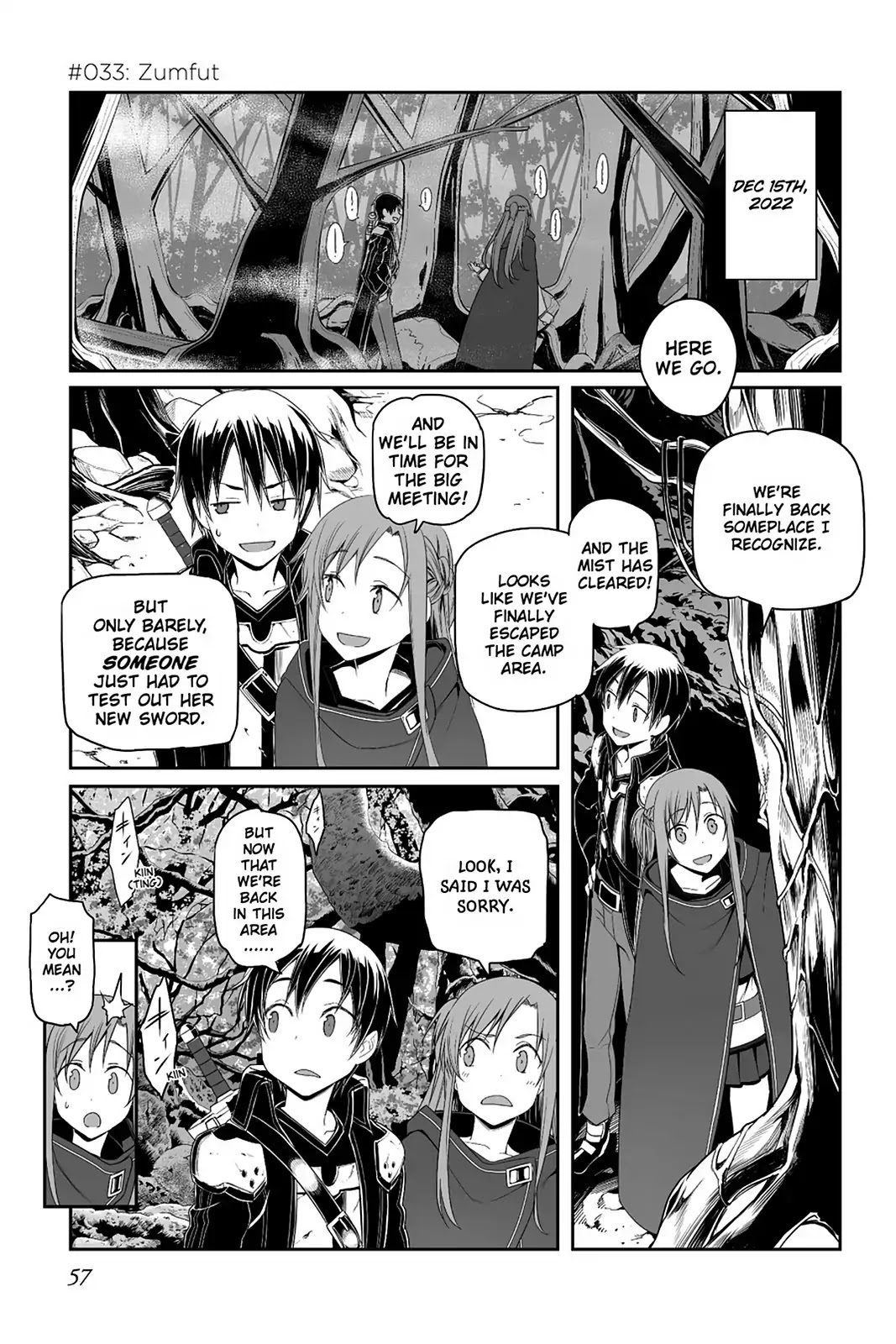 Sword Art Online - Progressive Chapter 33 page 1 - Chapter 33