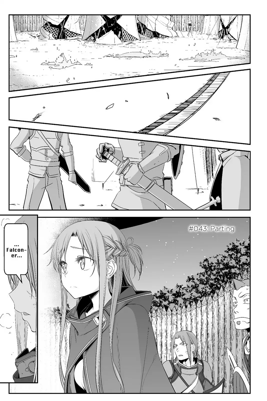 Sword Art Online - Progressive Chapter 43 page 1 - Chapter 43: Vol.7 #043 Parting [END]