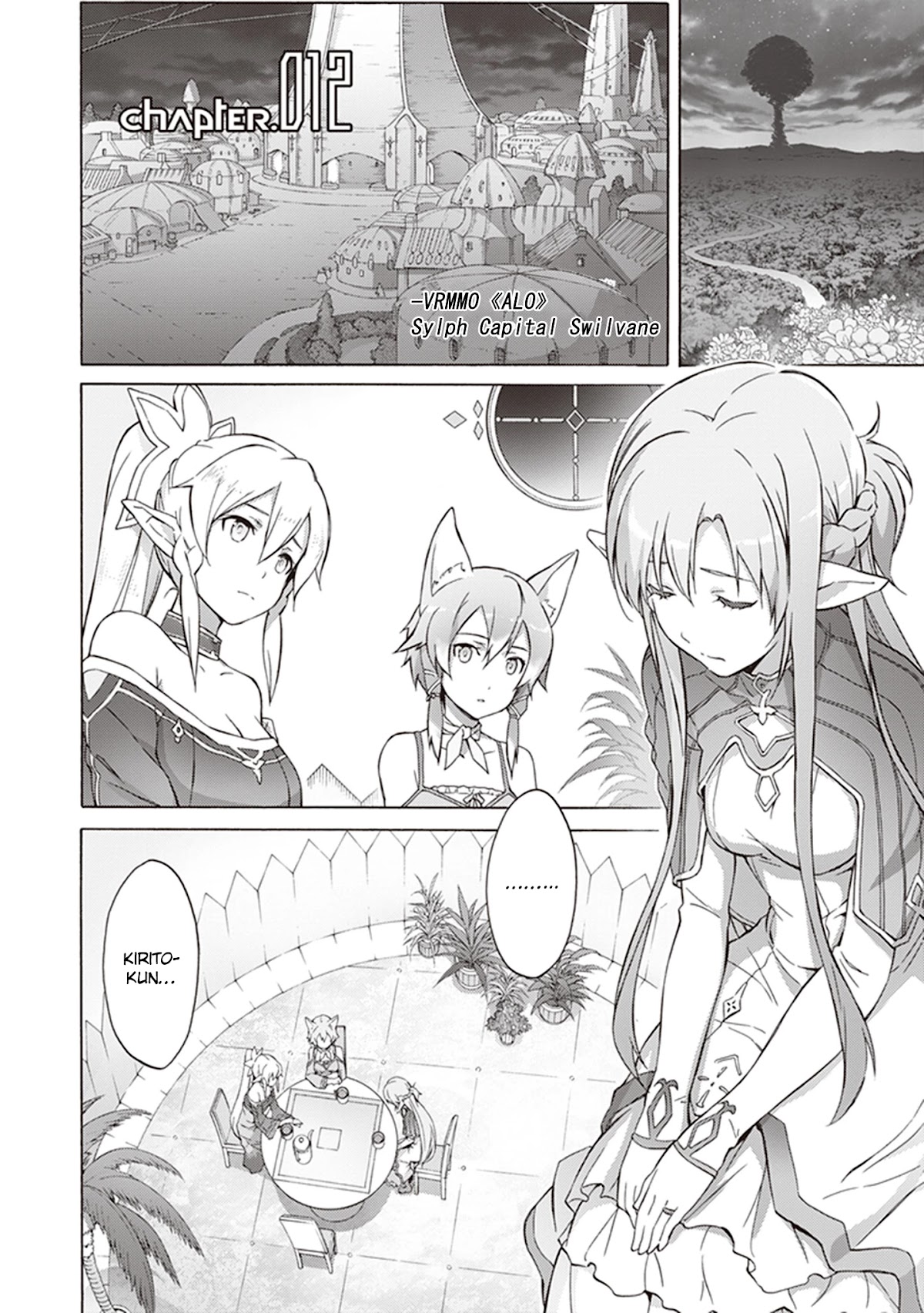 Sword Art Online - Project Alicization Chapter 12 page 1 - Chapter 12: Chapter.012