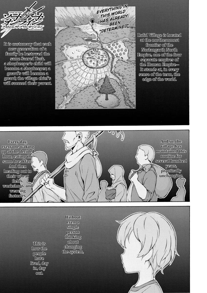 Sword Art Online - Project Alicization Chapter 2 page 1 - Chapter 2