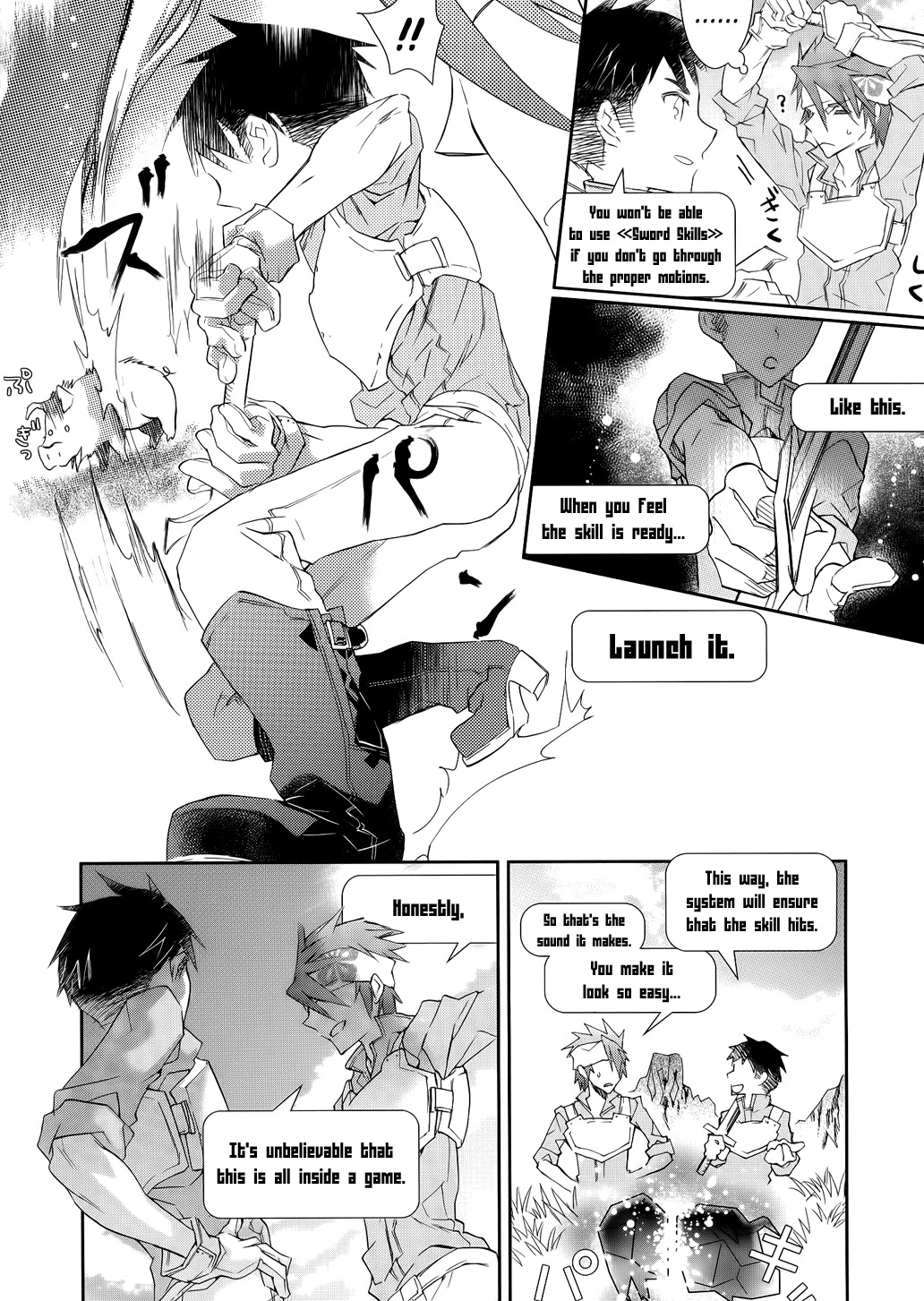 Sword Art Online Chapter 1 page 15 - Chapter 1: Stage.001