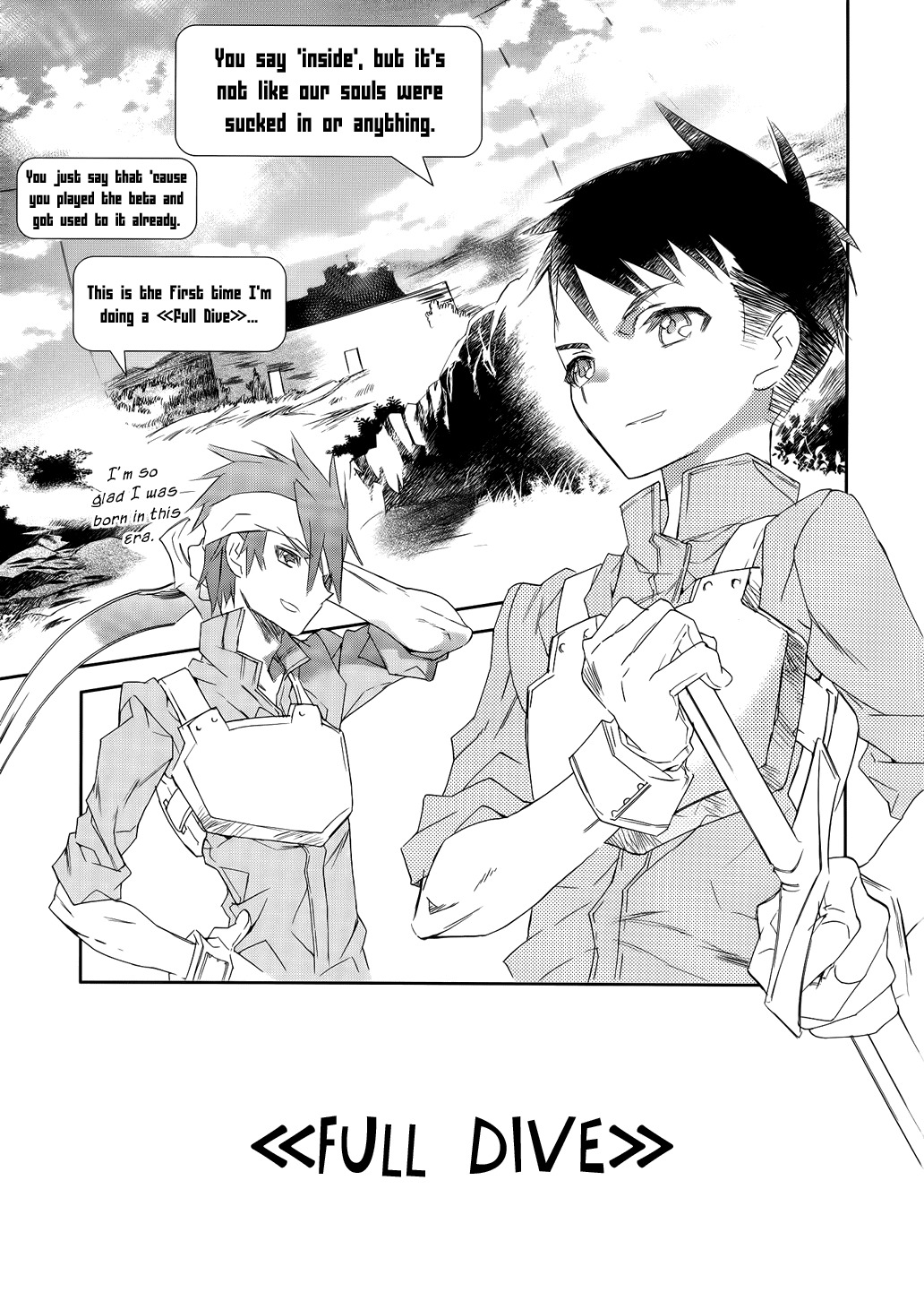 Sword Art Online Chapter 1 page 16 - Chapter 1: Stage.001