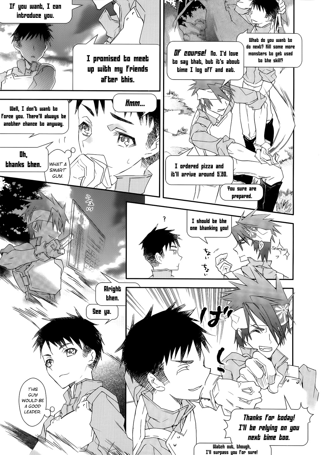 Sword Art Online Chapter 1 page 20 - Chapter 1: Stage.001