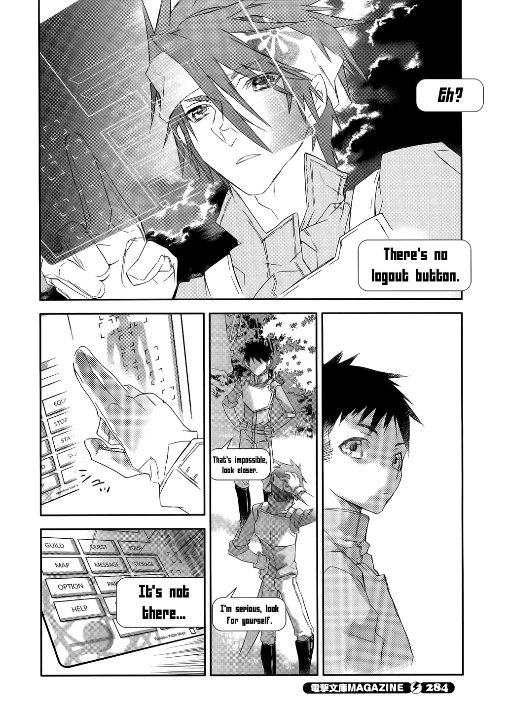 Sword Art Online Chapter 1 page 21 - Chapter 1: Stage.001