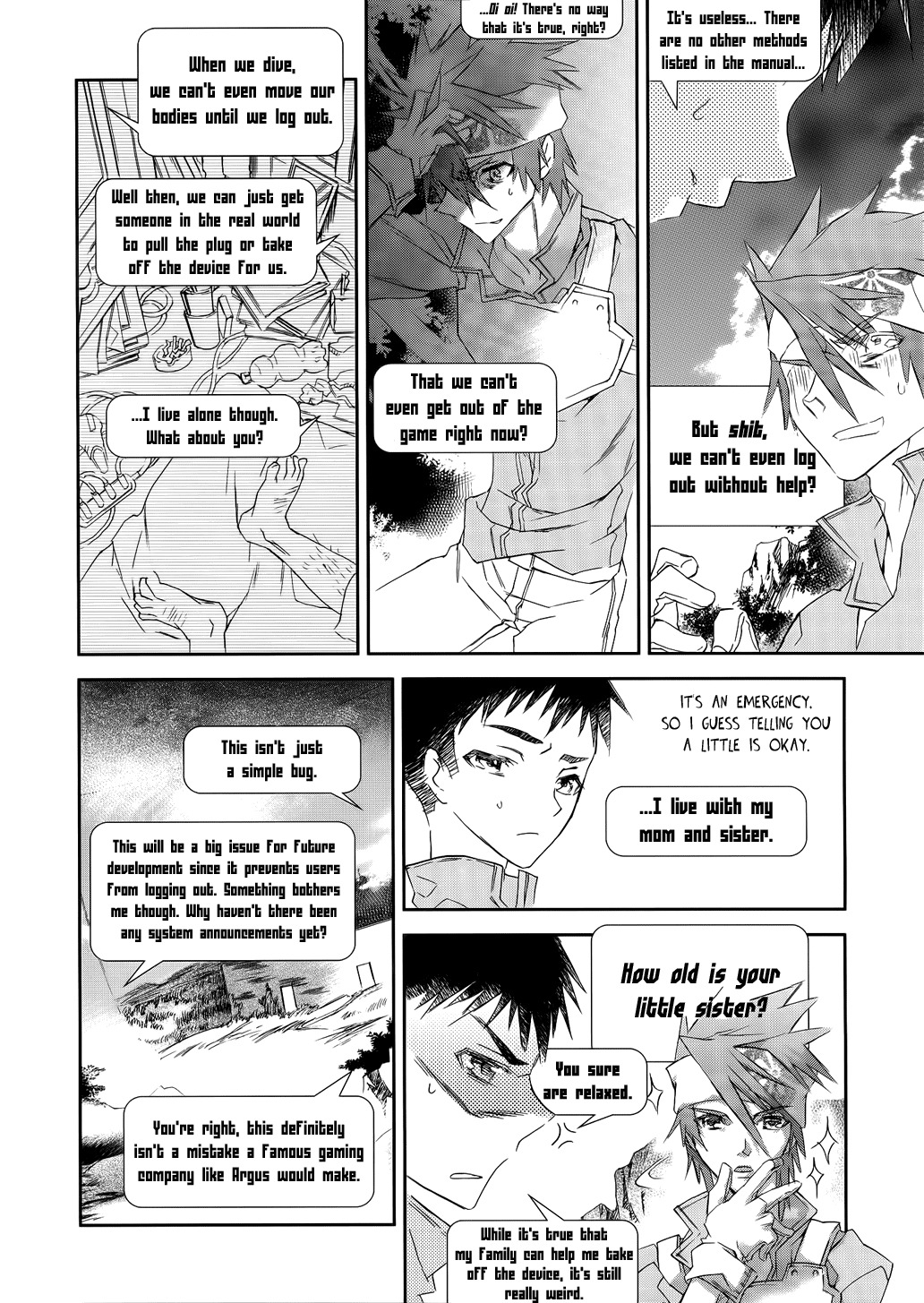Sword Art Online Chapter 1 page 23 - Chapter 1: Stage.001