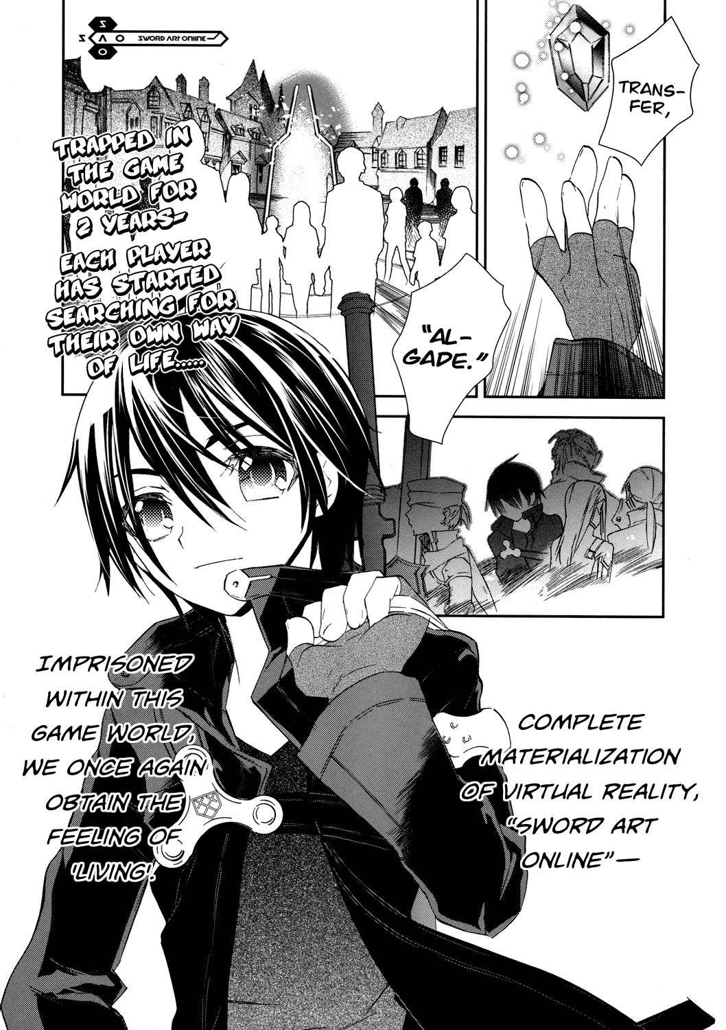 Sword Art Online Chapter 3 page 1 - Chapter 3: Stage.003