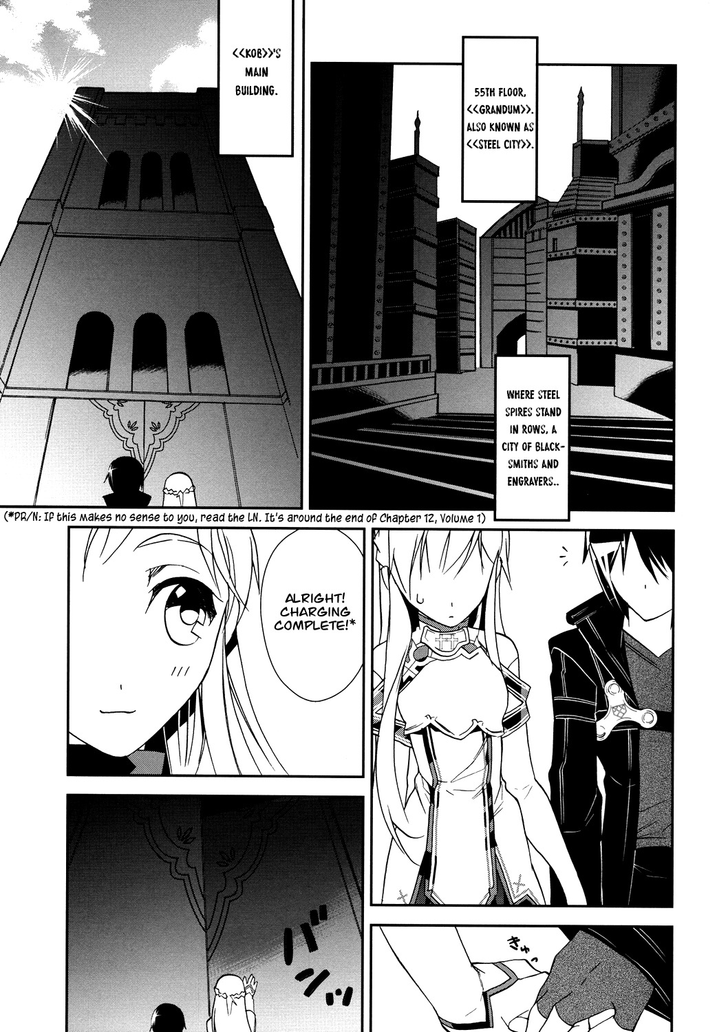 Sword Art Online Chapter 6 page 14 - Chapter 6: Stage.00
