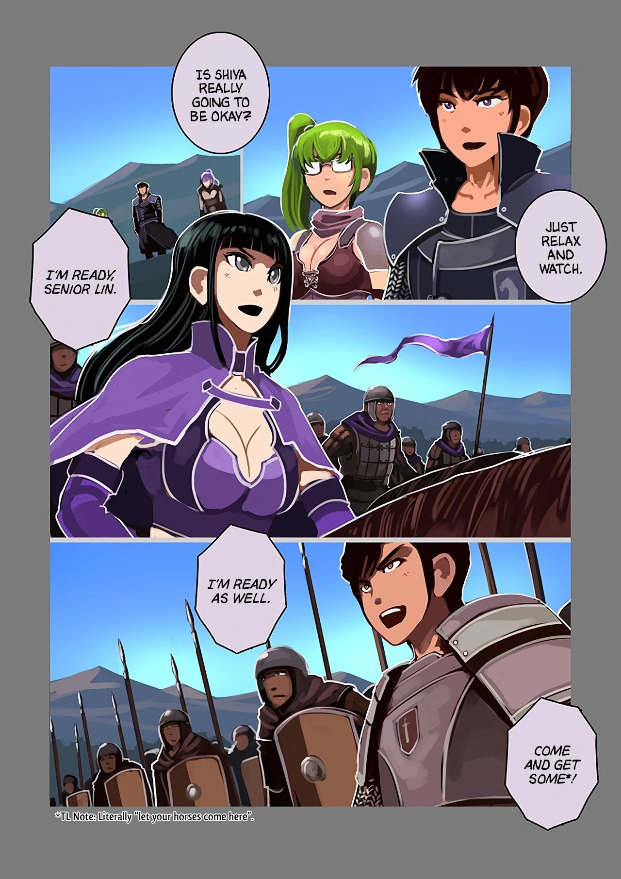 Sword Empire Chapter 10.1 page 4 - Chapter 10.1: Song of the Warrior Goddess