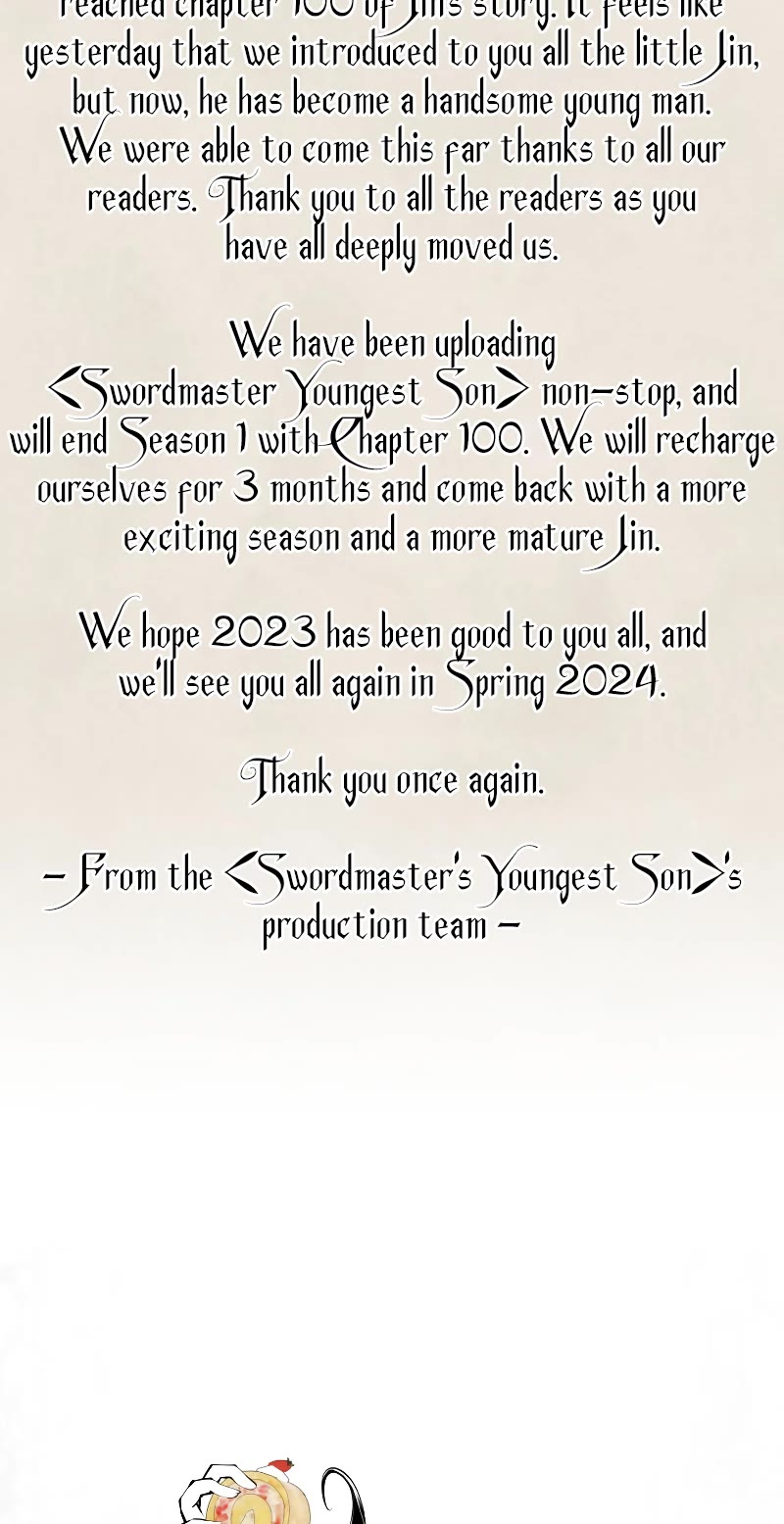 Swordmaster’s Youngest Son Chapter 100 page 86 - Chapter 100 (S1 END)