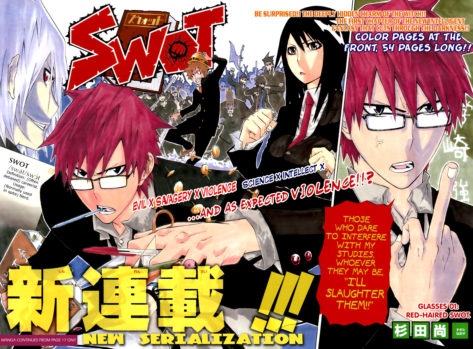 SWOT Chapter 1 page 4 - Chapter 1: Red-Haired SWOT