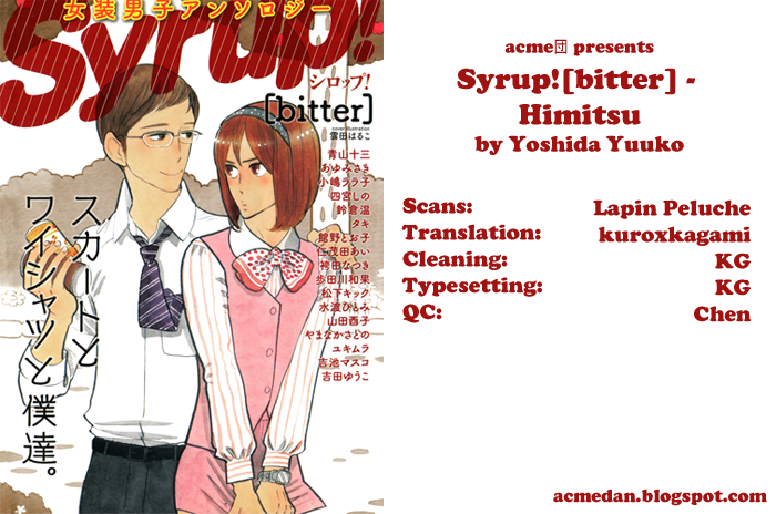 Syrup! - Bitter Chapter 10 page 1 - Chapter 10: Himitsu (Yoshida Yuuko)