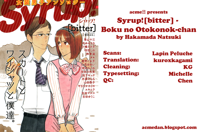 Syrup! - Bitter Chapter 9 page 1 - Chapter 9: Boku no Otokonoko-chan (Hakamada Natsuki)
