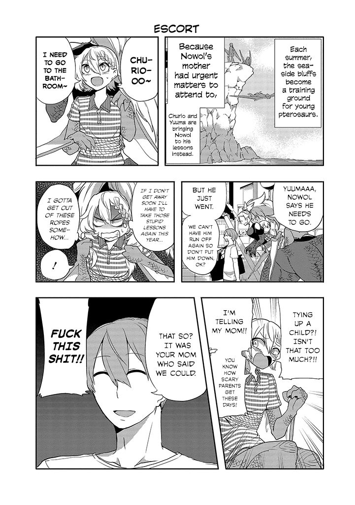 T-REX na Kanojo Chapter 19 page 2 - Chapter 19 : Her Day on the Seaside Bluff with Pterosaurs
