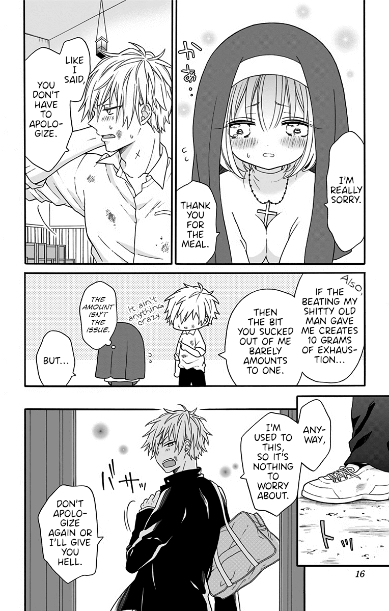 Tabekake Gospel Plan: Dear Succubus Sister Chapter 1 page 14 - Chapter 1: Food and Lies