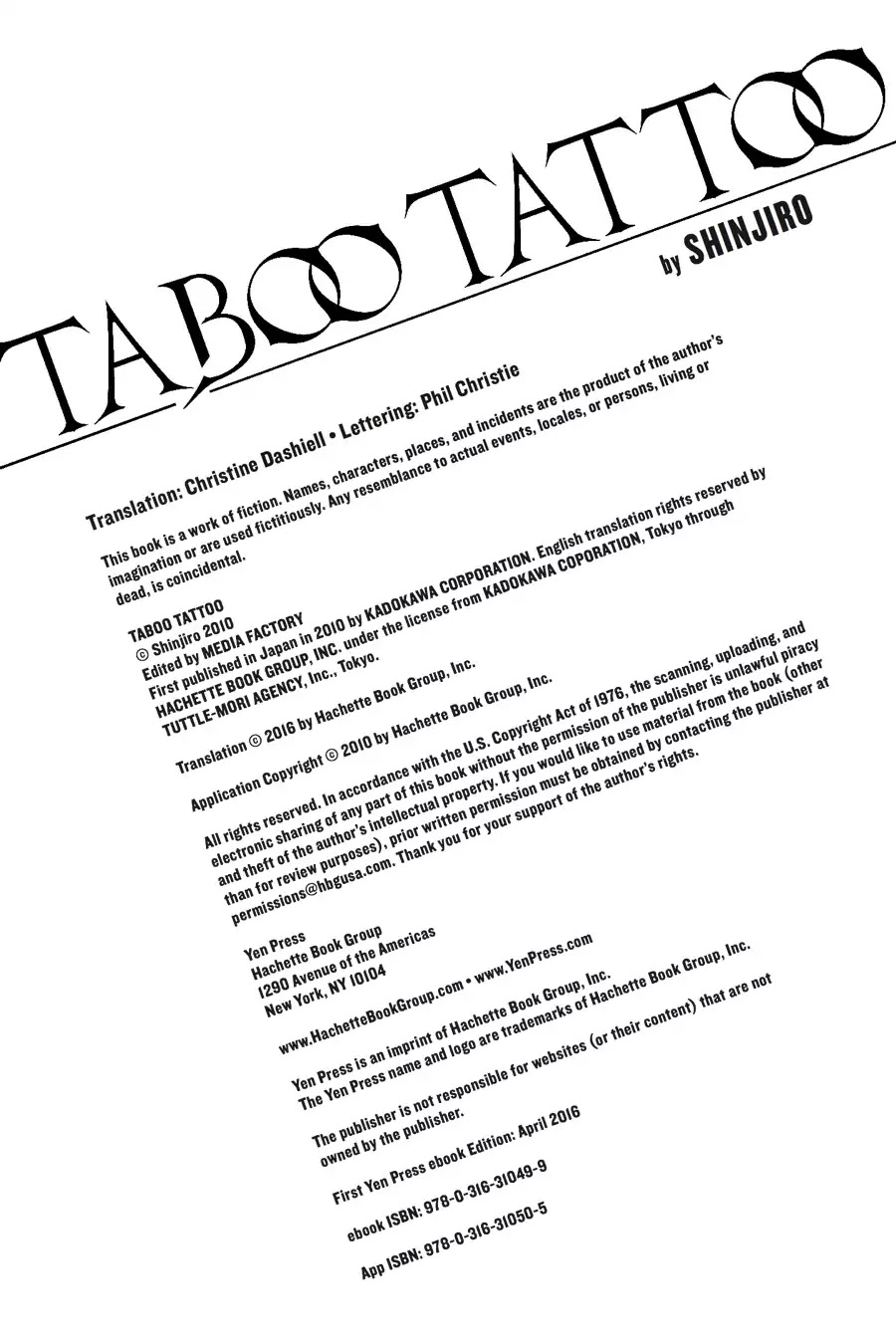 Taboo-Tattoo Chapter 8.5 page 6 - Vol.2 Afterword