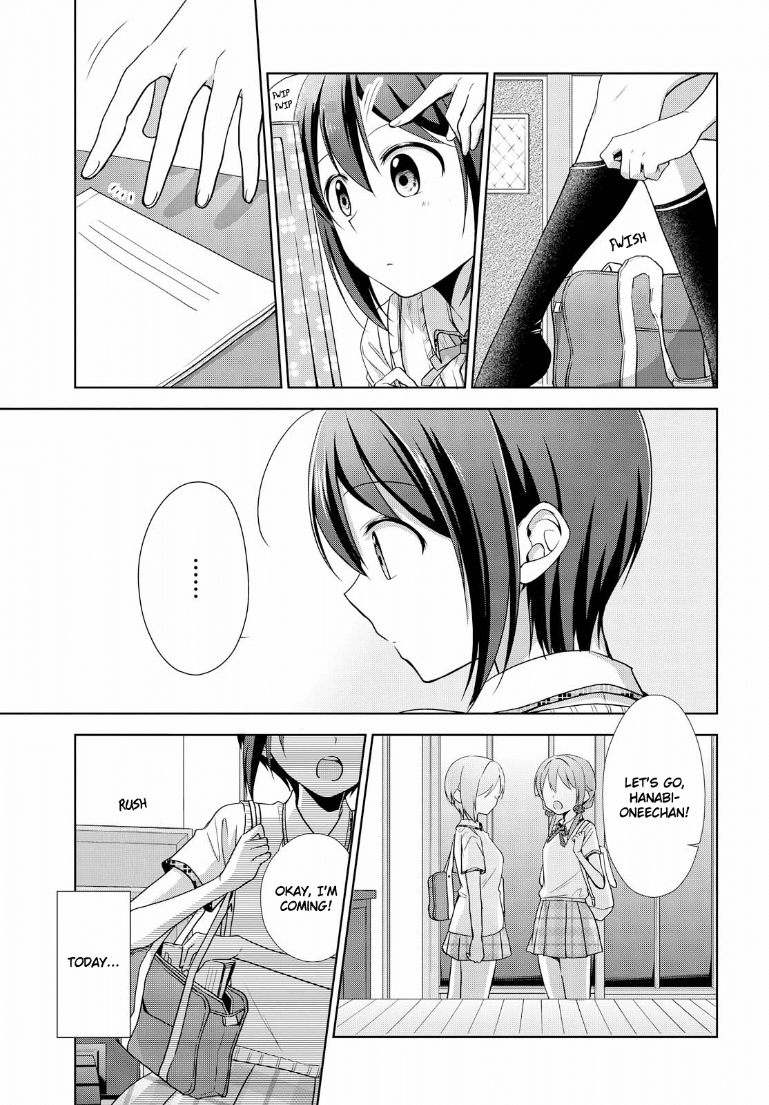 Tachibanakan Triangle Chapter 29 page 1 - Chapter 29: The girls are growing up in a new semester!!