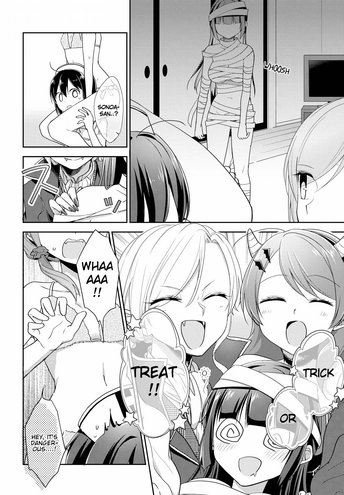 Tachibanakan Triangle Chapter 29 page 18 - Chapter 29: The girls are growing up in a new semester!!