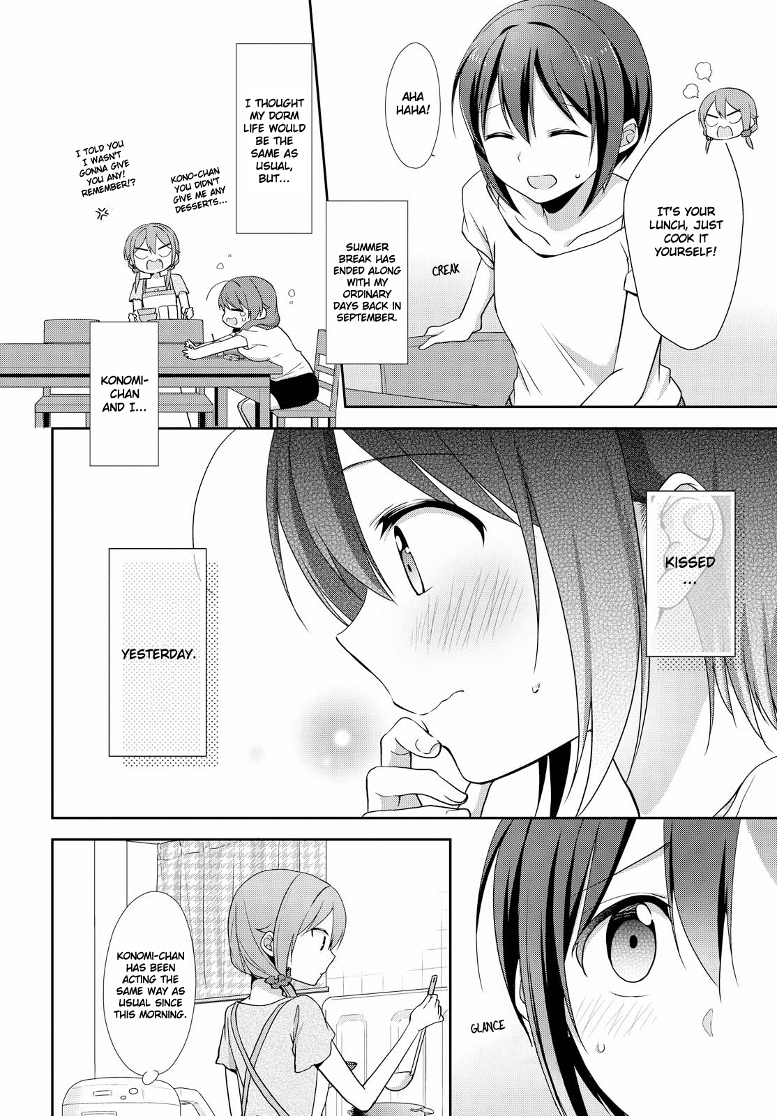 Tachibanakan Triangle Chapter 29 page 4 - Chapter 29: The girls are growing up in a new semester!!