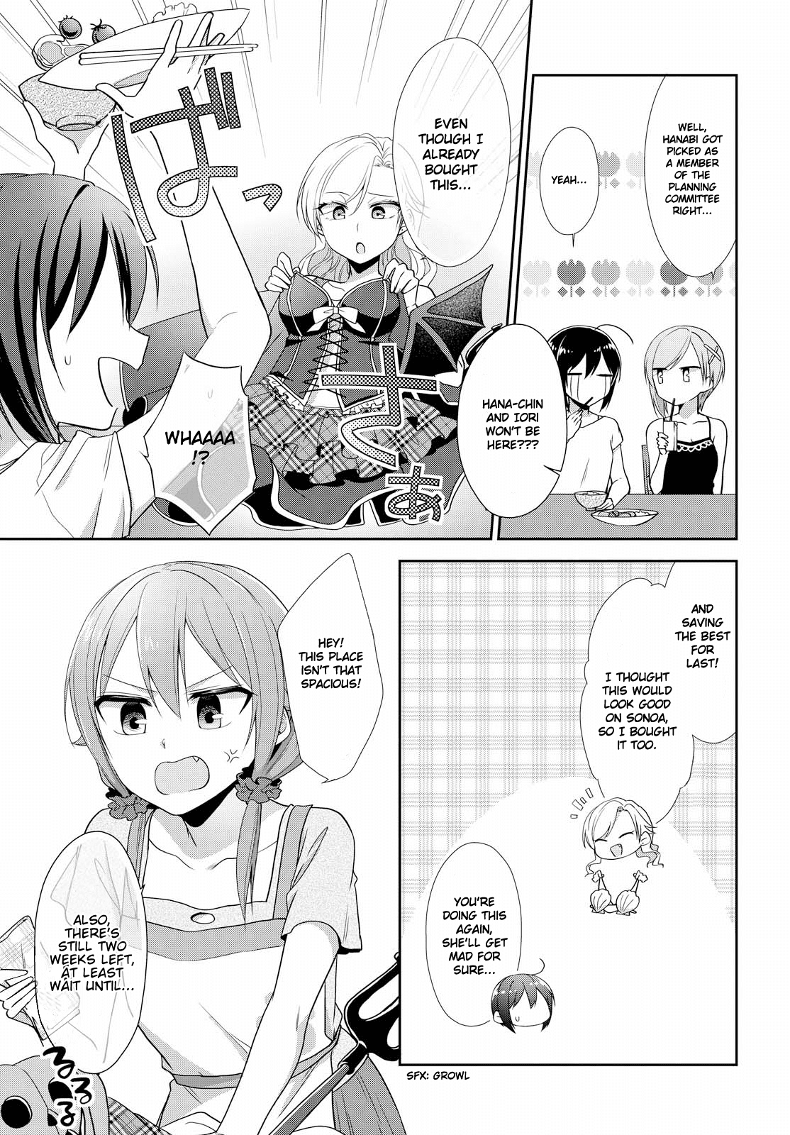 Tachibanakan Triangle Chapter 29 page 7 - Chapter 29: The girls are growing up in a new semester!!