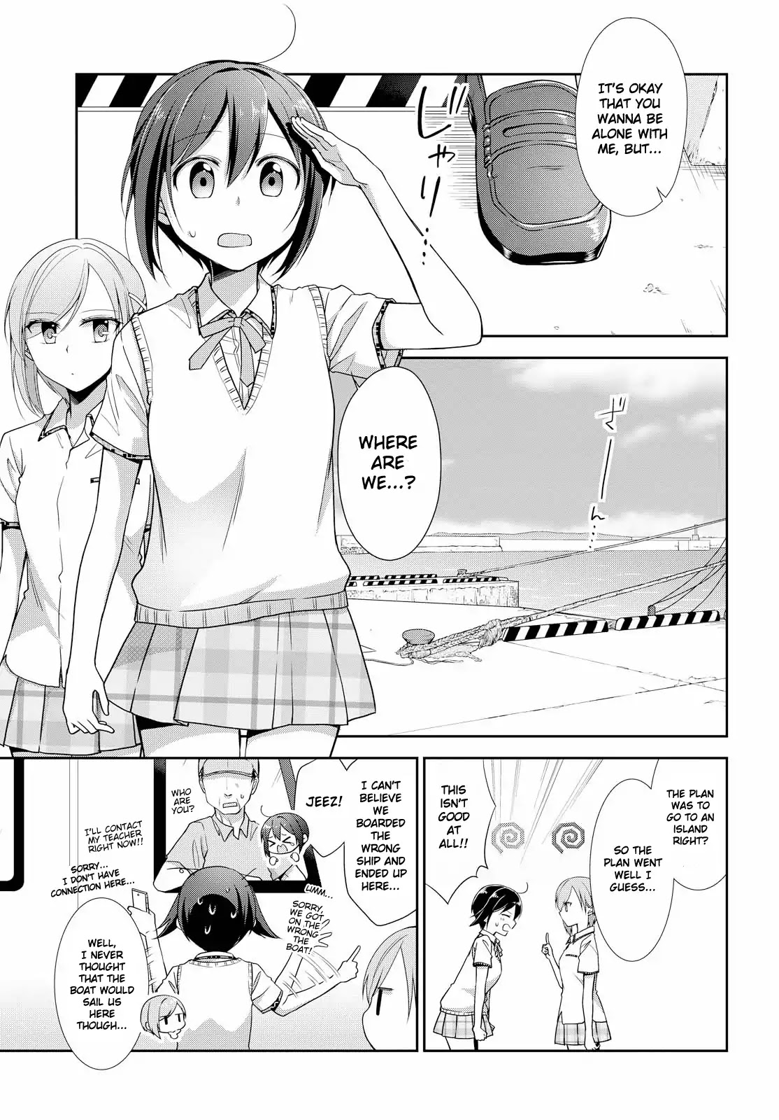 Tachibanakan Triangle Chapter 31 page 3 - Chapter 31: The Heat of This Trip Spells a Special Feeling (Part Two)