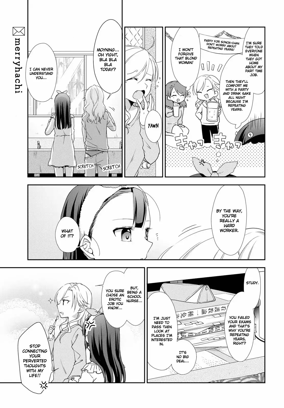 Tachibanakan Triangle Chapter 32 page 15 - Chapter 32: The one thinking about the future and the one on her mind