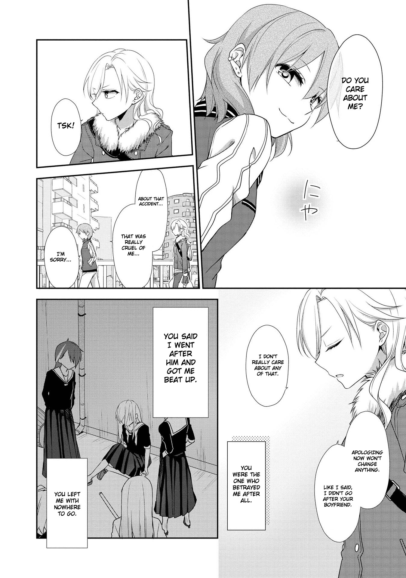 Tachibanakan Triangle Chapter 33 page 20 - Chapter 33: Fujiwara Yoriko Has Faith In Her