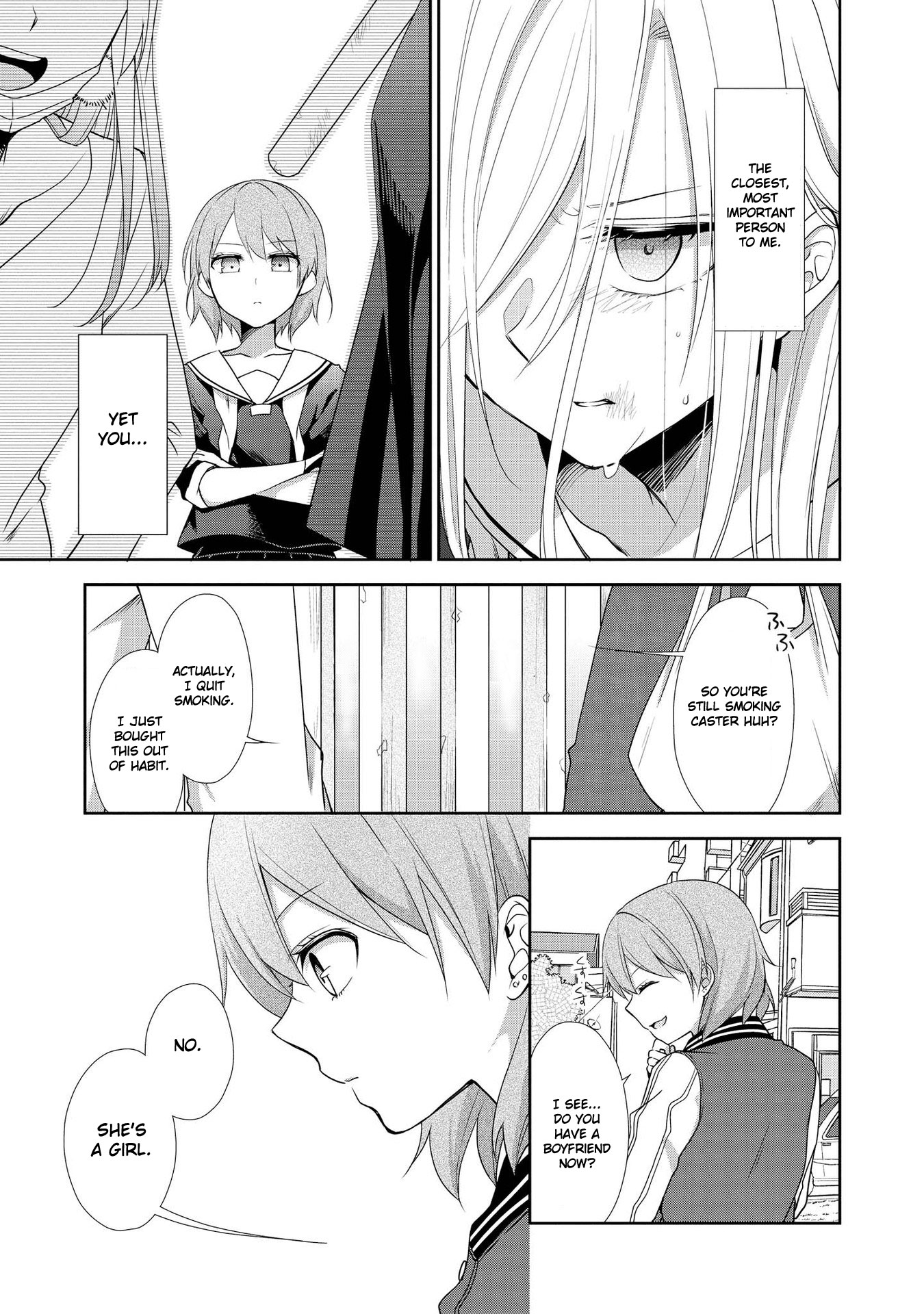 Tachibanakan Triangle Chapter 33 page 21 - Chapter 33: Fujiwara Yoriko Has Faith In Her