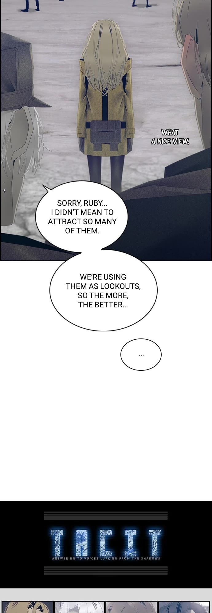 Tacit Chapter 69 page 29 - Chapter 69: (S3) Episode 69 (Season 3 Premiere)