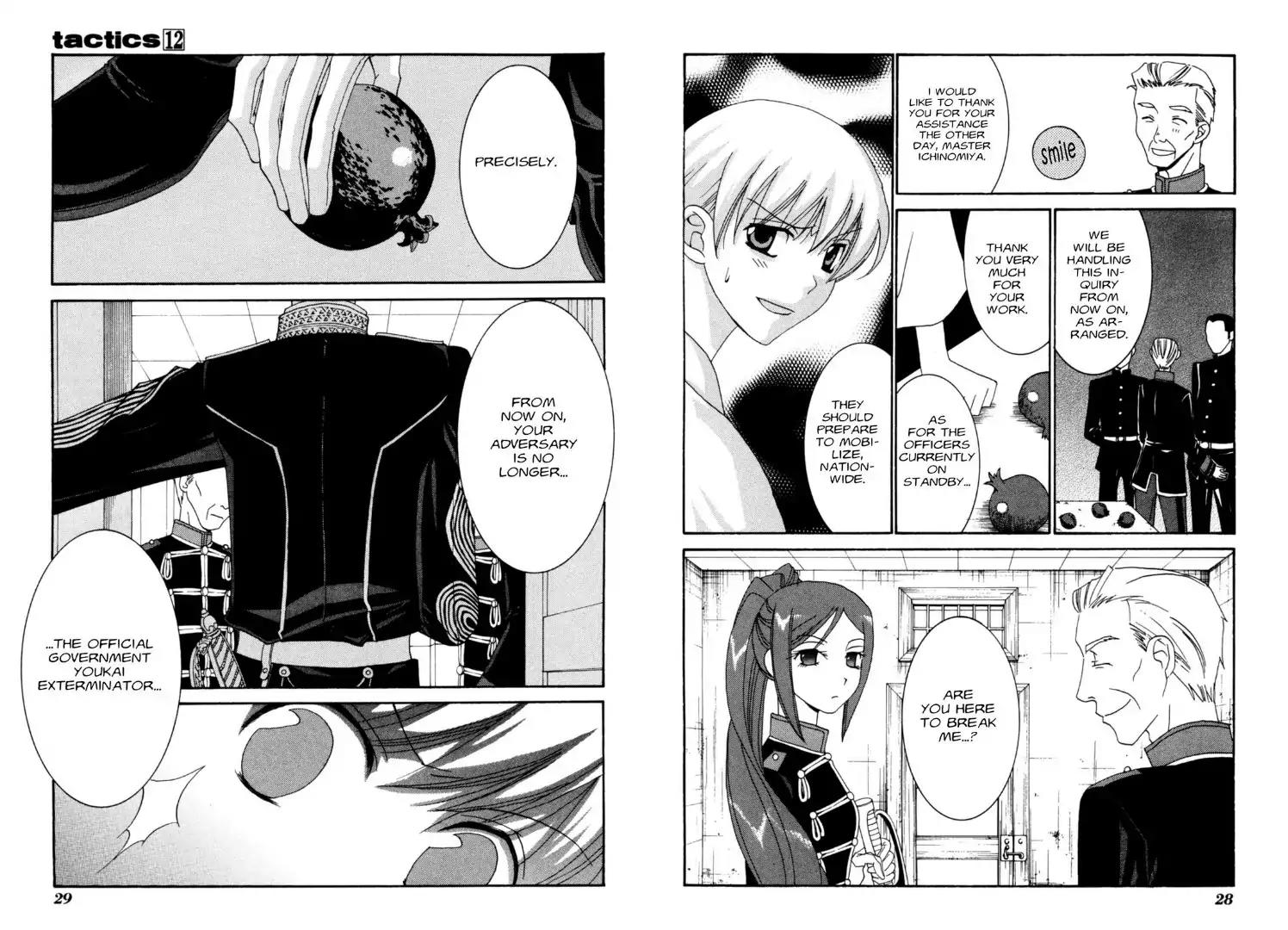 Tactics Chapter 28 page 16 - Chapter 28: Satire of a Red-Eyed Pomegranate Fiend - Kishimojin Part I
