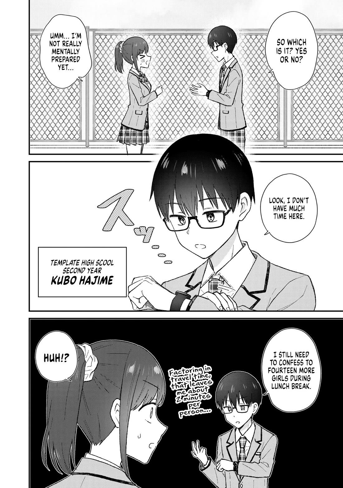 Tactless Kubo Wants to Understand Real Love Chapter 1 page 2 - Chapter 1