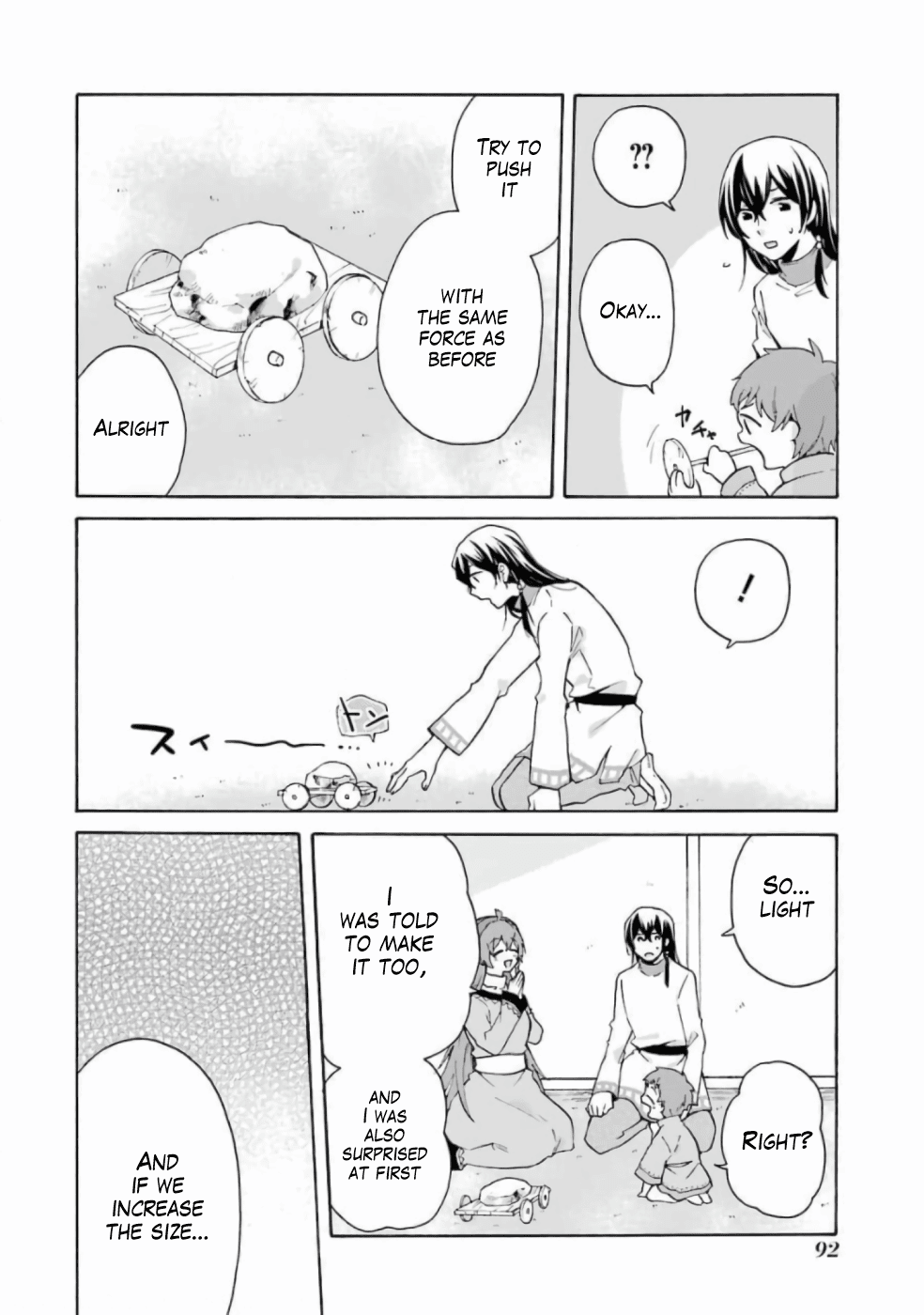 Tada Shiawasena Isekai Kazoku Seikatsu Chapter 11 page 11 - Chapter 11: I Want to Make Wheels!!