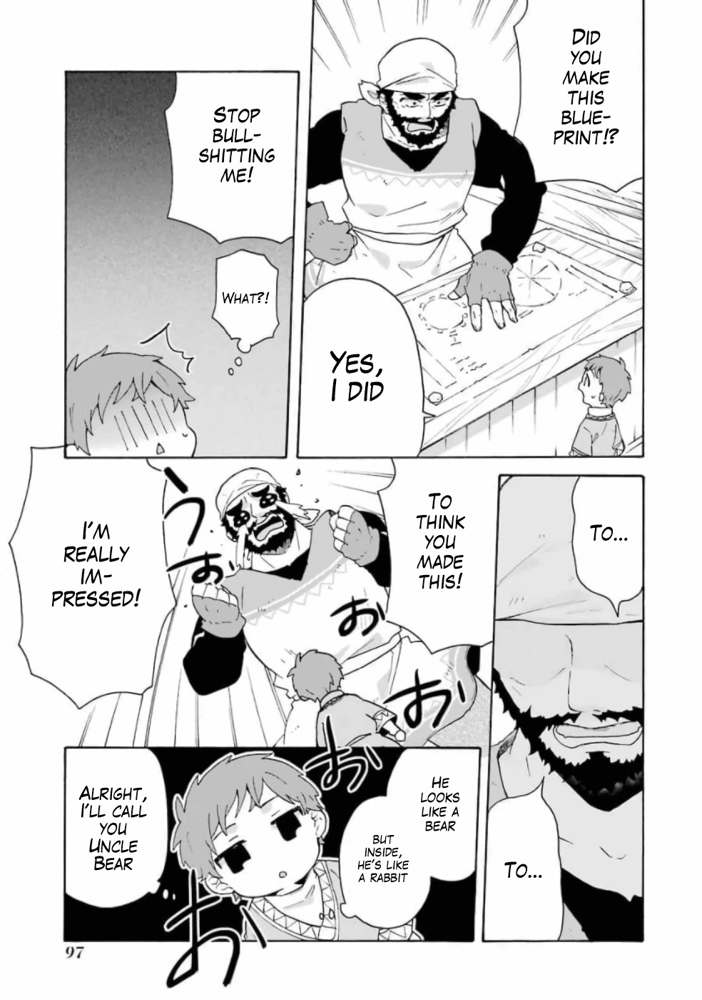 Tada Shiawasena Isekai Kazoku Seikatsu Chapter 11 page 16 - Chapter 11: I Want to Make Wheels!!