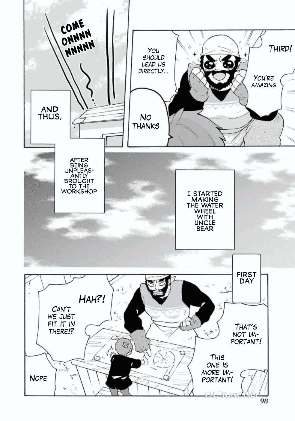 Tada Shiawasena Isekai Kazoku Seikatsu Chapter 11 page 17 - Chapter 11: I Want to Make Wheels!!