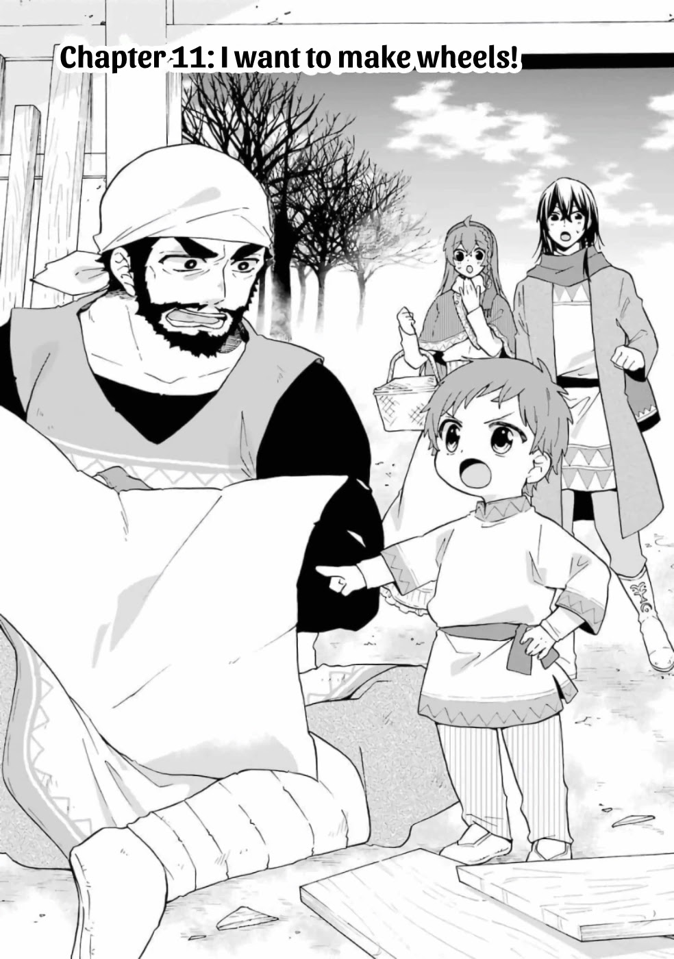 Tada Shiawasena Isekai Kazoku Seikatsu Chapter 11 page 2 - Chapter 11: I Want to Make Wheels!!