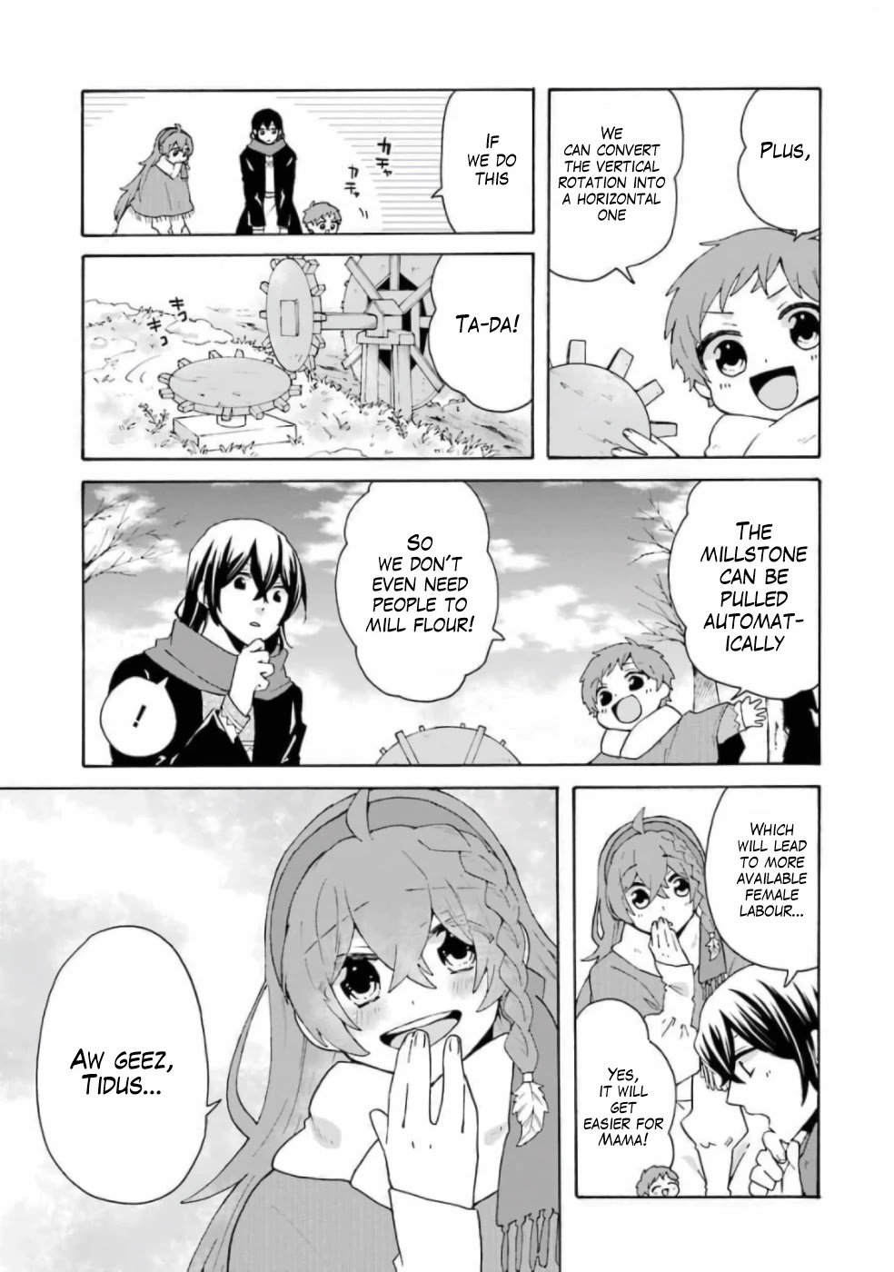 Tada Shiawasena Isekai Kazoku Seikatsu Chapter 11 page 20 - Chapter 11: I Want to Make Wheels!!
