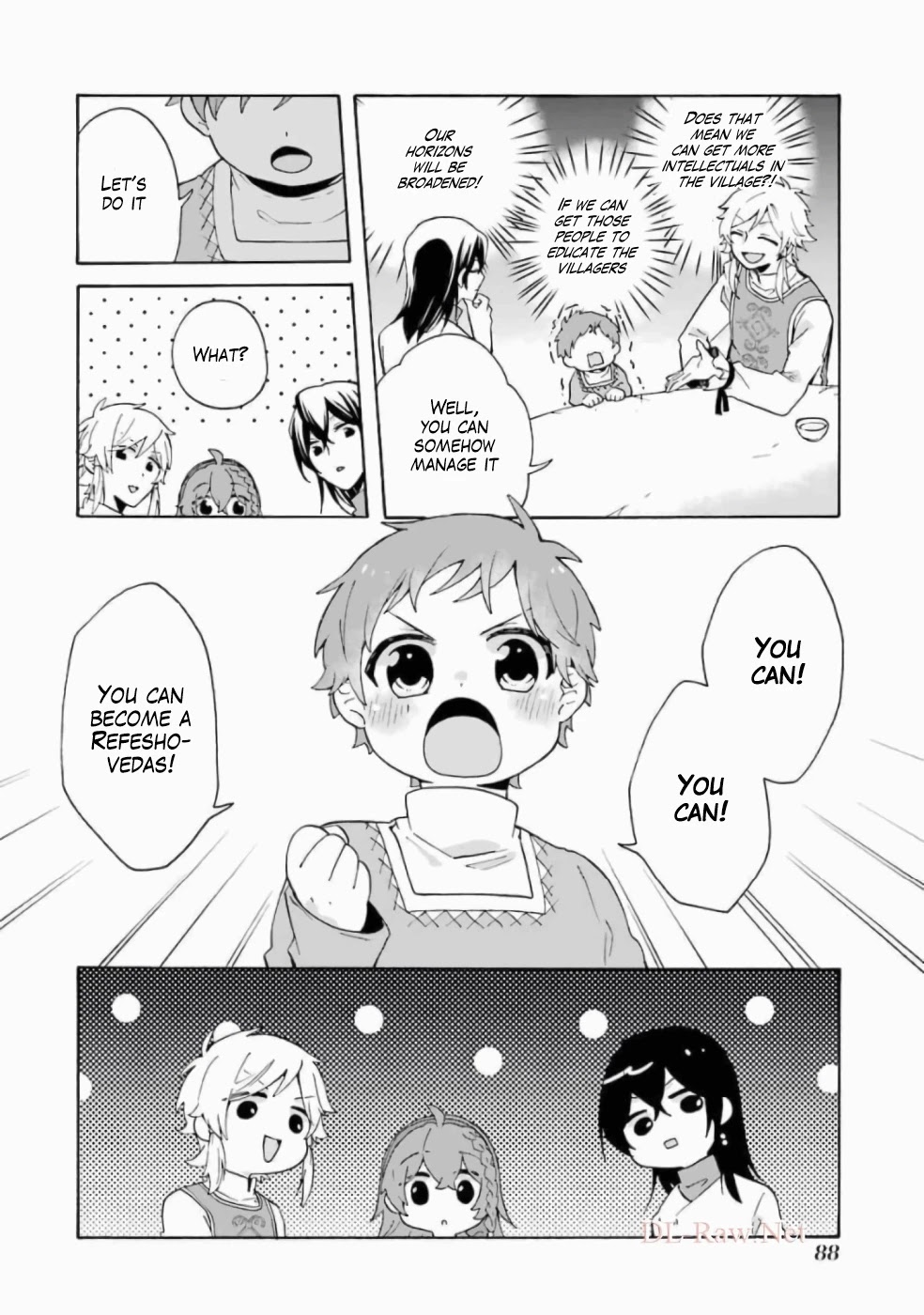 Tada Shiawasena Isekai Kazoku Seikatsu Chapter 11 page 7 - Chapter 11: I Want to Make Wheels!!