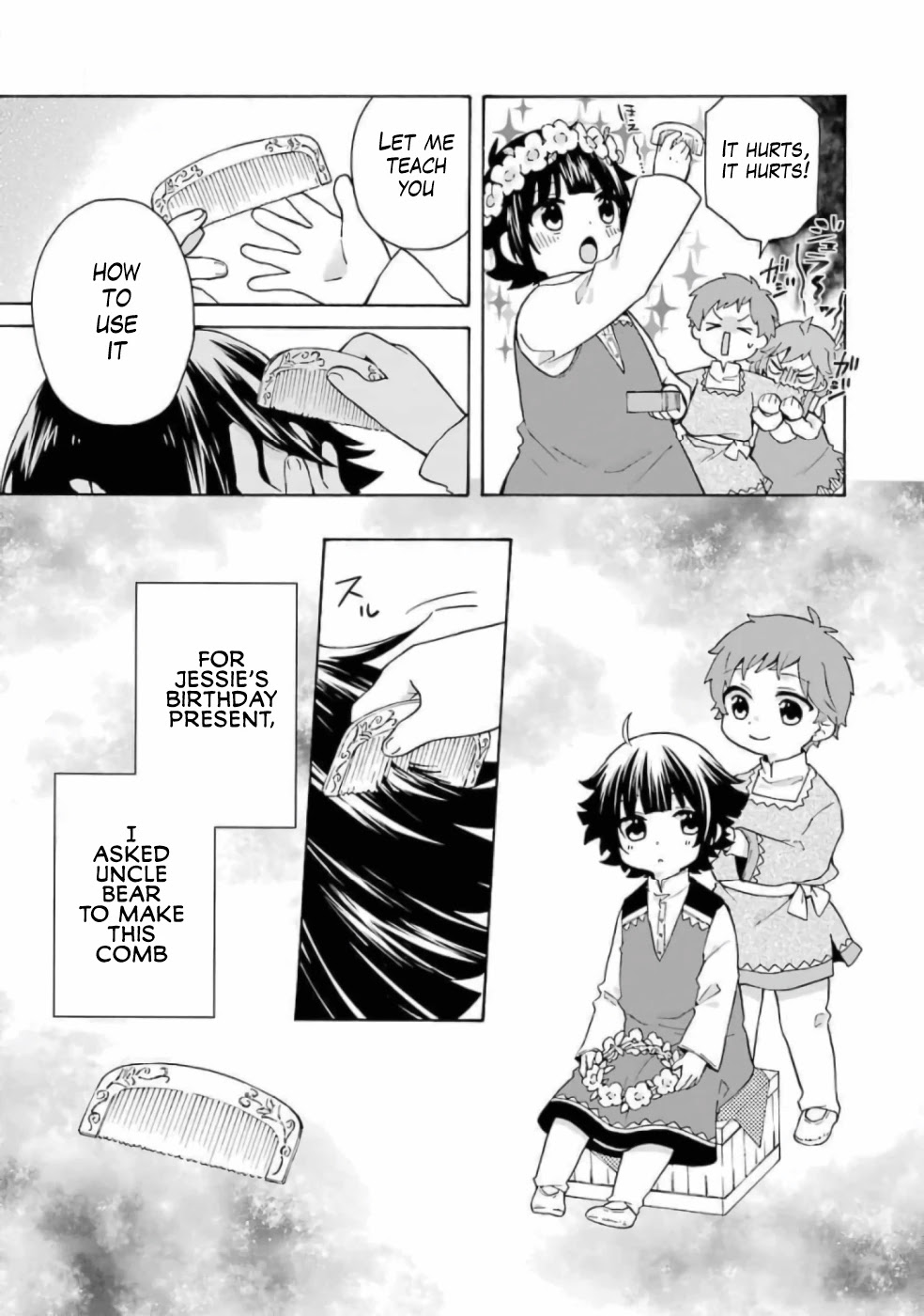 Tada Shiawasena Isekai Kazoku Seikatsu Chapter 13 page 10 - Chapter 13: Is hair the most important thing after life?