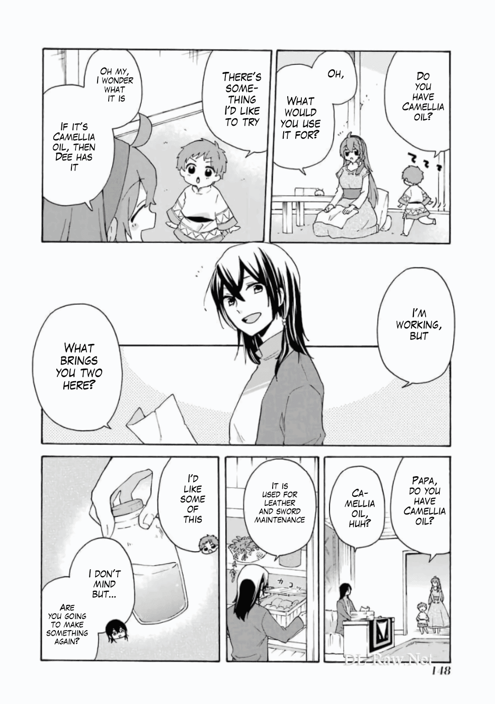 Tada Shiawasena Isekai Kazoku Seikatsu Chapter 13 page 17 - Chapter 13: Is hair the most important thing after life?