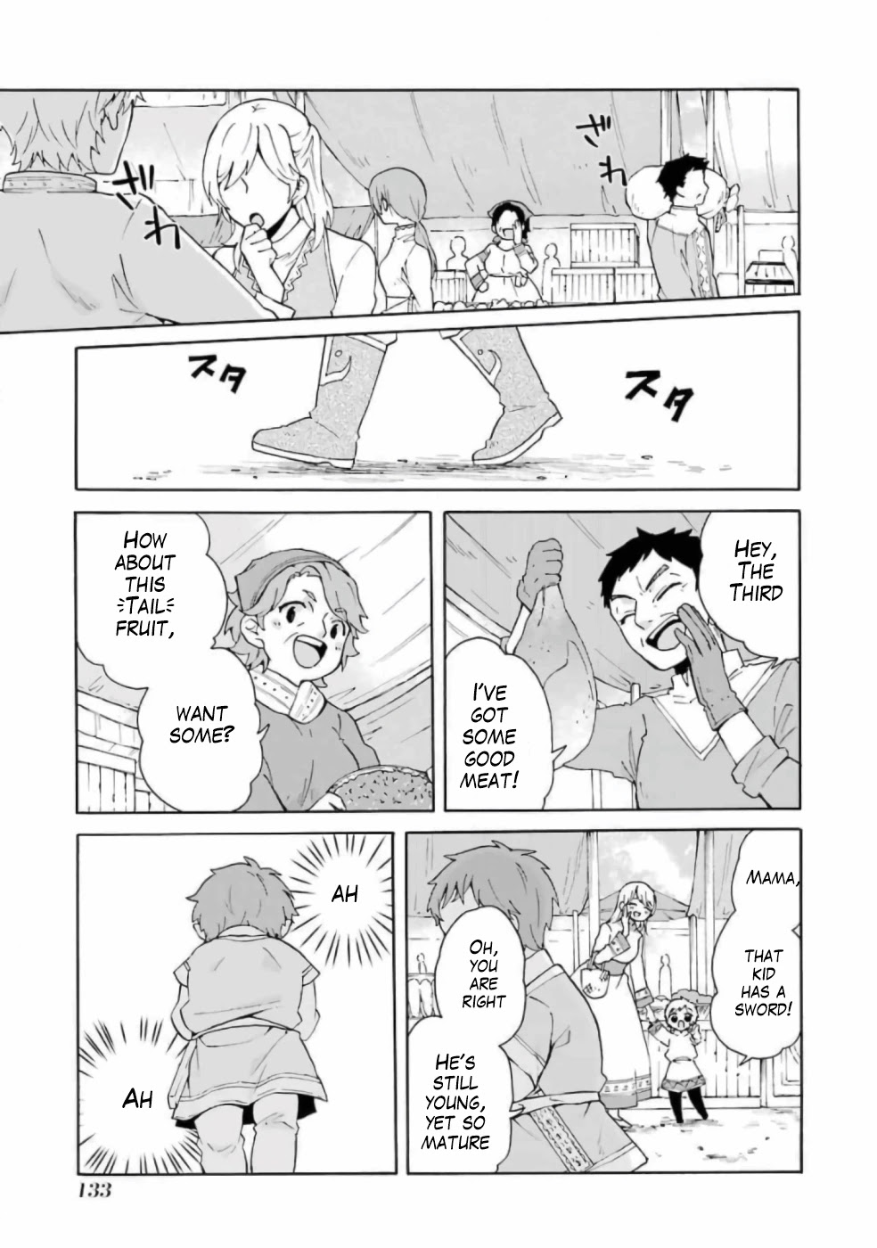 Tada Shiawasena Isekai Kazoku Seikatsu Chapter 13 page 2 - Chapter 13: Is hair the most important thing after life?