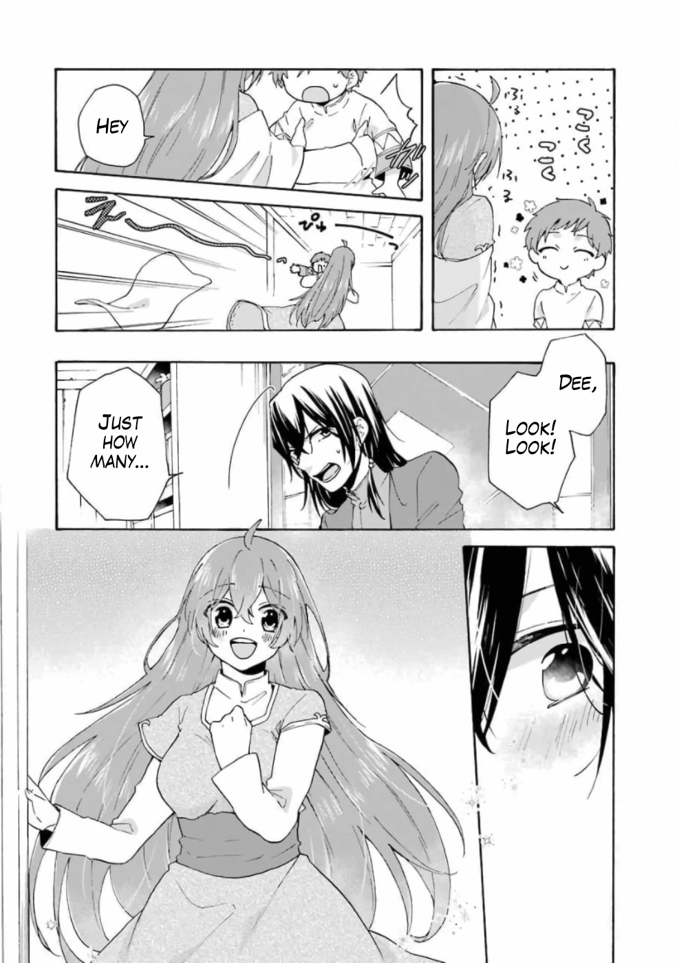 Tada Shiawasena Isekai Kazoku Seikatsu Chapter 13 page 21 - Chapter 13: Is hair the most important thing after life?